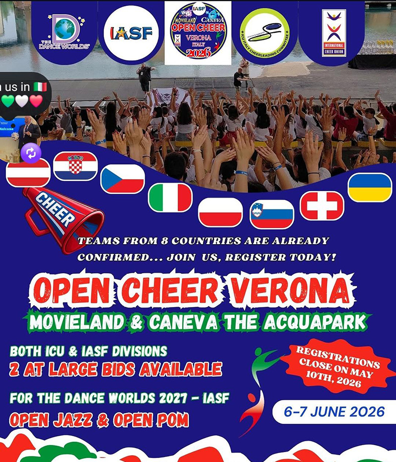 open cheer verona 2026